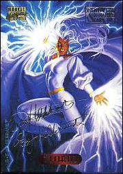 1994 Marvel Masterpieces (Gold-Foil Signature Parallel Base Set) card 118 Storm
