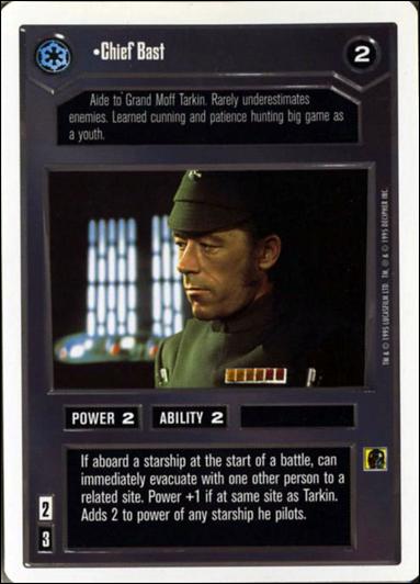 Star Wars: Premiere Unlimited (Base Set) card 24 Chief Bast