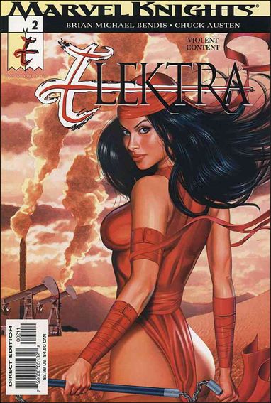 Elektra (2001) issue 2 Greg Horn Cover
