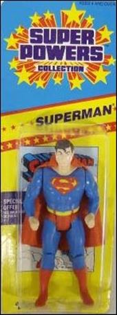 Super Powers Collection Action Figures (1984) figure 38 Superman (Small Card)