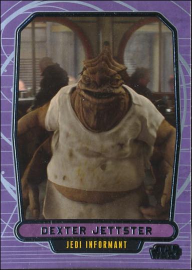 Star Wars Galactic Files (Base Set) card 50 Dexter Jettster Jedi Informant