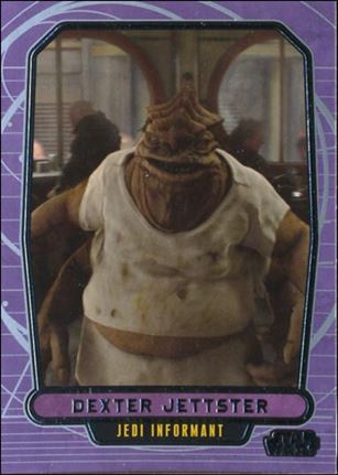 Star Wars Galactic Files (Base Set) card 50 Dexter Jettster Jedi Informant
