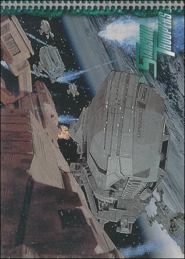 Starship Troopers: Series 1 (Base Set) card 79 Think Fast!