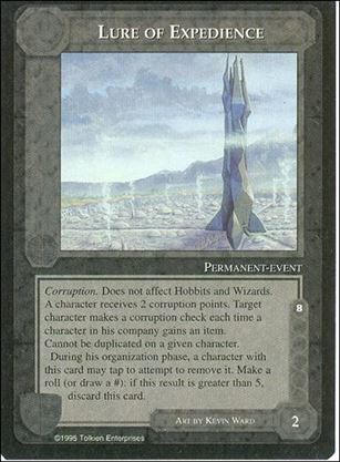 Middle-Earth: The Wizards (Base Set) card 266 Lure of Expedience