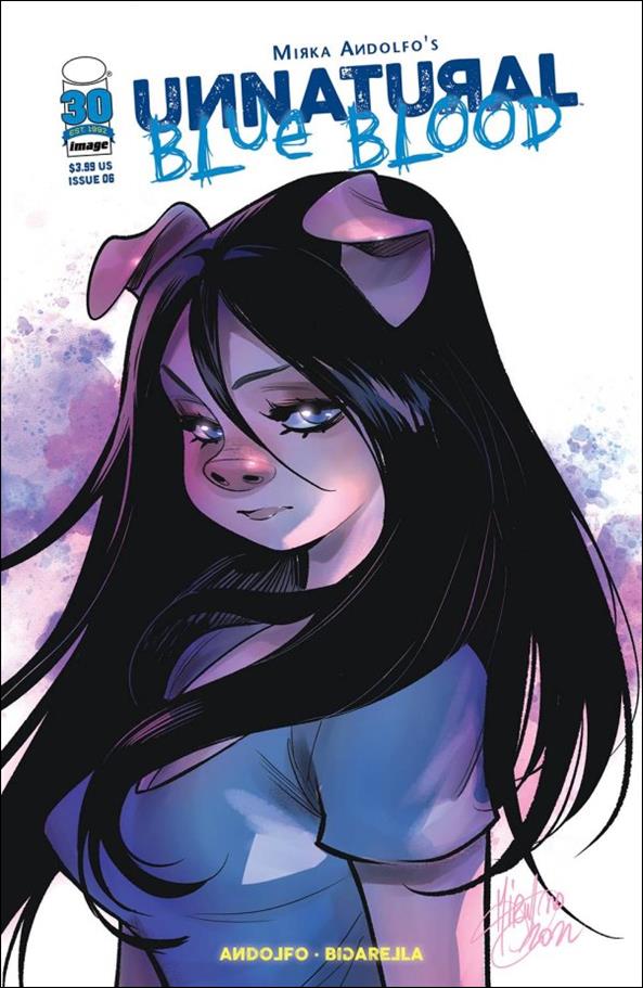 Unnatural: Blue Blood issue 6 Mirka Andolfo Cover