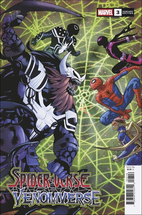 Spider-Verse vs. Venomverse issue 3-C Jan Bazaldua 1:25 Cover
