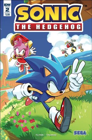 Sonic the Hedgehog (2018) issue 2 Tyson Hesse Cover