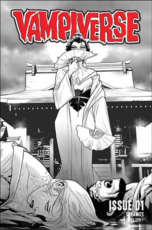 Vampiverse issue 1-J Stephen Segovia 1:10 Black & White Cover