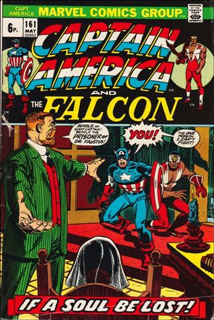 Captain America (1968) issue 161-B UK Price Cover