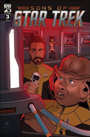 Star Trek: Sons of Star Trek issue 3-B Aaron Harvey Cover
