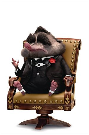 Zootopia (2025) issue 5-F Movie Characters Virgin 1:10 Cover