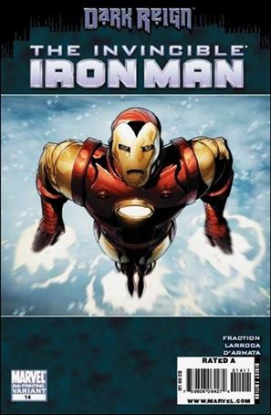 Invincible Iron Man (2008) issue 14-C Salvador Larroca Cover (2nd Printing)