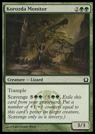 Magic the Gathering: Return to Ravnica (Base Set) card 129 Korozda Monitor