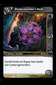 World of Warcraft: March of the Legion (Base Set) card 267 Shadowstalker's Sash
