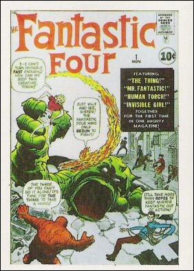 Marvel Super Heroes First Issue Covers (Base Set) card 1 Fantastic Four