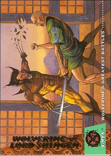 1994 Fleer Ultra X-Men (Base Set) card 148 Wolverine vs Lord Shingen