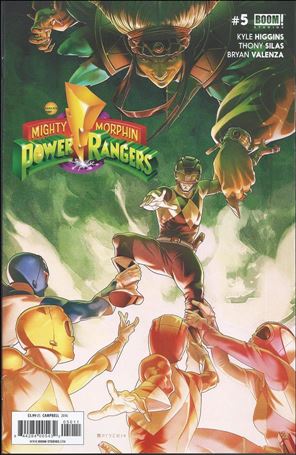 Mighty Morphin Power Rangers issue 5 Jamal Campbell Cover