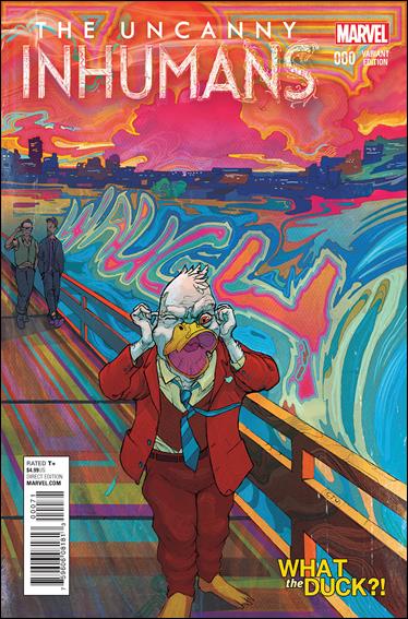 Uncanny Inhumans issue 0-G Bill Ward What the Duck?! Cover