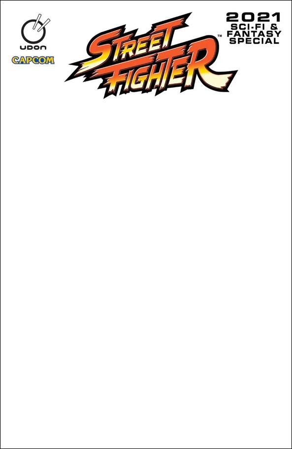Street Fighter 2021 Sci-Fi & Fantasy Special issue 1-C Blank/Sketch Cover