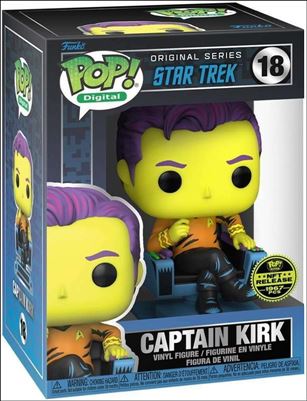 Pop! Digital figure 18 Captain Kirk 1/1967