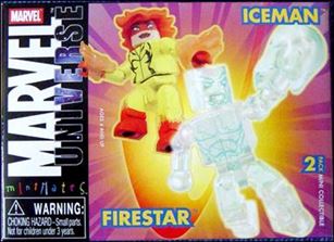 Marvel Minimates figure 33 Firestar/Iceman