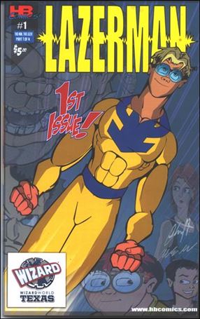 Lazerman issue 1-B Wizard World Texas Cover