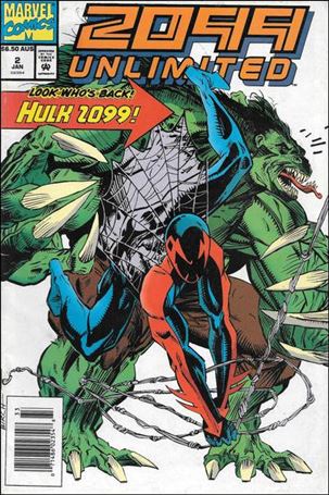 2099 Unlimited issue 2-B Australian Price Cover
