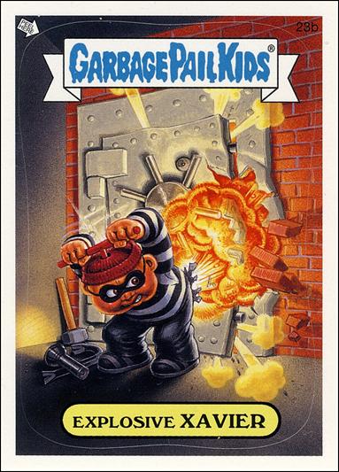 Garbage Pail Kids All-New Series 4 (Base Set) card 23b Explosive Xavier