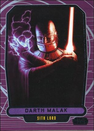 Star Wars Galactic Files (Base Set) card 186 Darth Malak Sith Lord