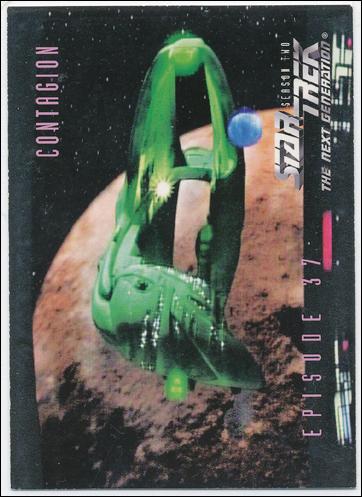 Star Trek: The Next Generation - The Episode Collection Season Two (Base Set) card 167 Contagion, Episode 37B