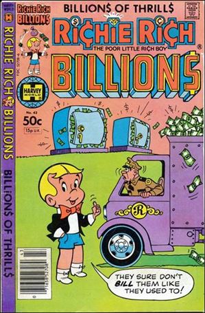 Richie Rich Billions issue 43-B 50 Cent Price Cover
