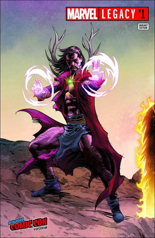 Marvel Legacy issue 1-SF Mike Deodato "Agamotto" ComicXposure Cover 1/2000