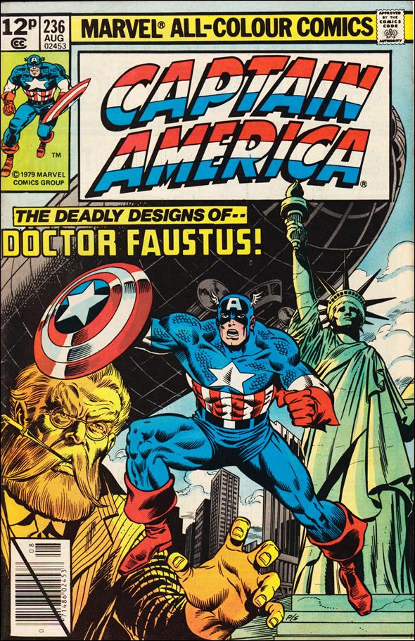 Captain America (1968) issue 236-B UK Price Cover