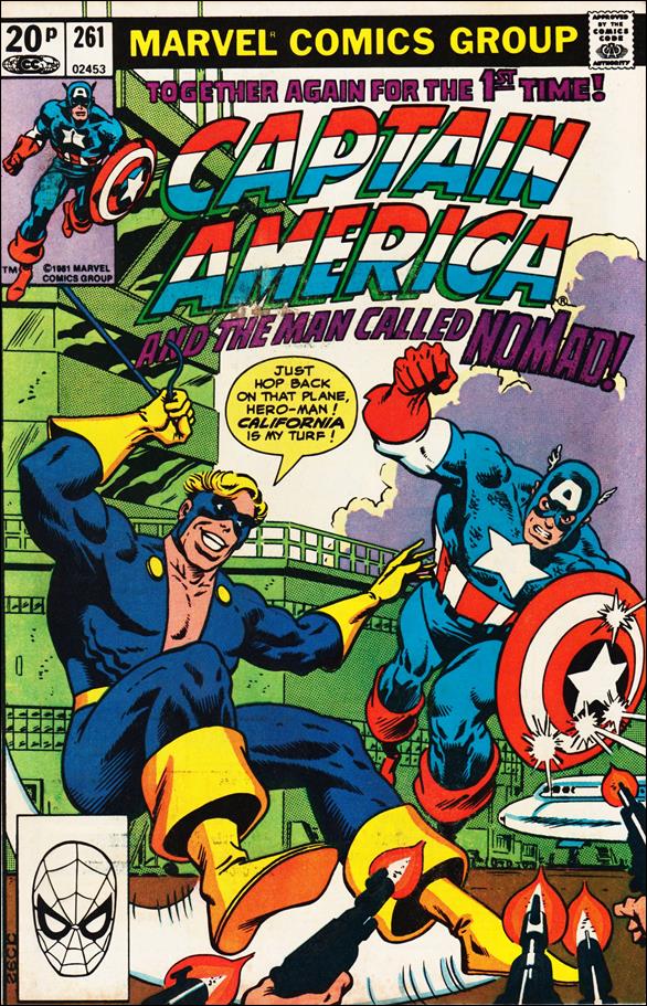 Captain America (1968) issue 261-B UK Price Cover