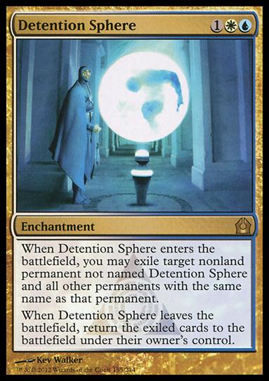 Magic the Gathering: Return to Ravnica (Base Set) card 155 Detention Sphere