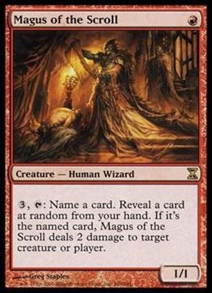 Magic the Gathering: Time Spiral (Base Set) card 169 Magus of the Scroll