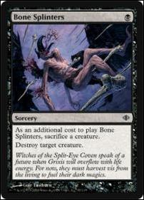 Magic the Gathering: Shards of Alara (Base Set) card 67 Bone Splinters