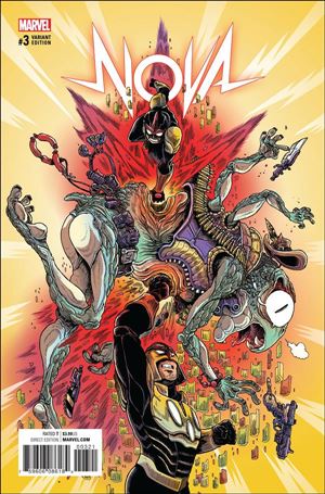 Nova (2017) issue 3-C  James Stokoe 1:25 Cover