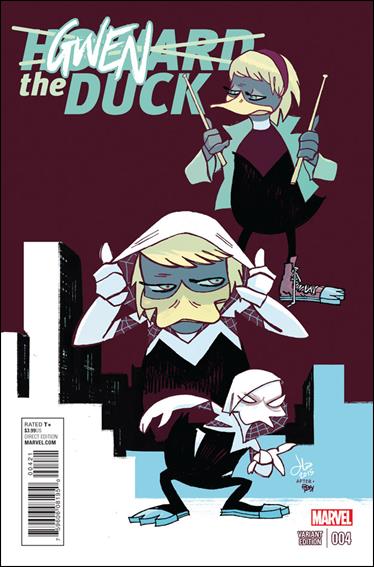 Howard the Duck (2015) issue 4-C Jason Latour Gwen the Duck Cover
