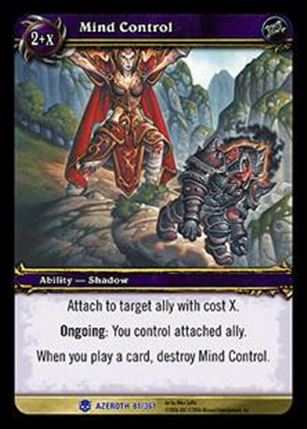 World of Warcraft: Heroes of Azeroth (Base Set) card 81 Mind Control
