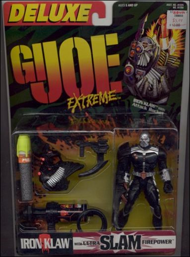 G.I. Joe Extreme Deluxe Action Figures figure 3 Iron Klaw (w/Attack Rocket)