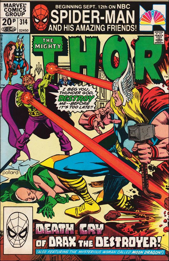 Thor (1966) issue 314-B UK Price Cover