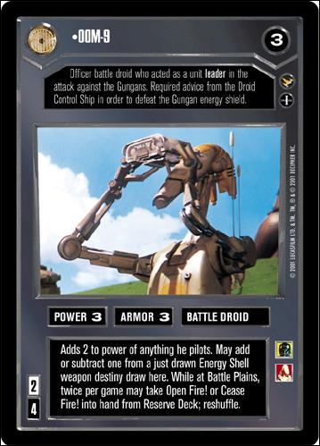 Star Wars: Theed Palace Limited (Base Set) card 14 OOM-9