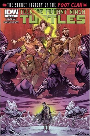 Teenage Mutant Ninja Turtles: The Secret History of the Foot Clan issue 3 Mateus Santolouco Cover