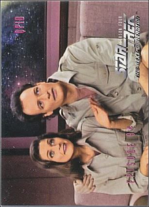 Star Trek: The Next Generation - The Episode Collection Season Four (Base Set) card 381 QPid, Episode 94C