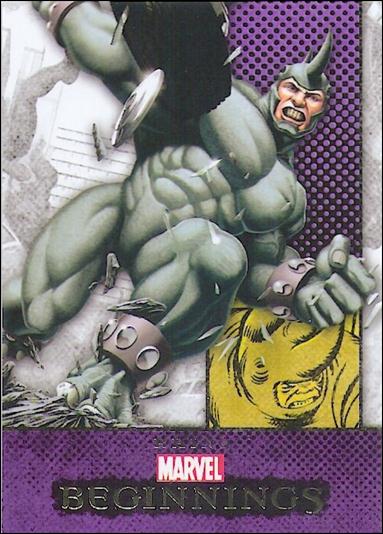 Marvel Beginnings: Series 2 (Base Set) card 341 Rhino