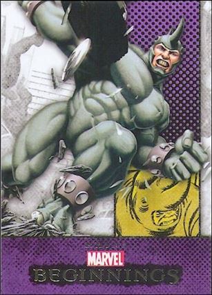 Marvel Beginnings: Series 2 (Base Set) card 341 Rhino