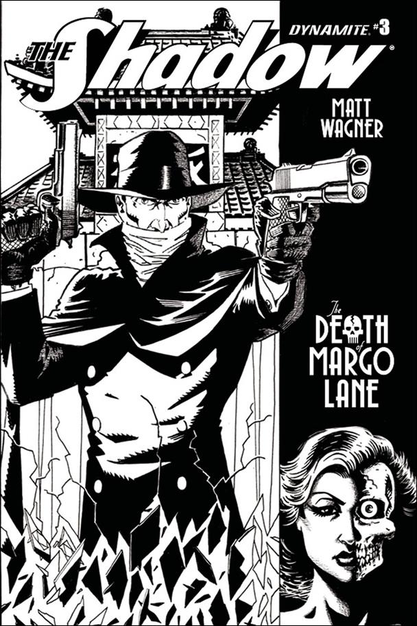 Shadow: The Death of Margo Lane issue 3-B 1:10 Black and White Cover