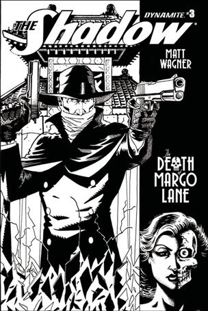 Shadow: The Death of Margo Lane issue 3-B 1:10 Black and White Cover