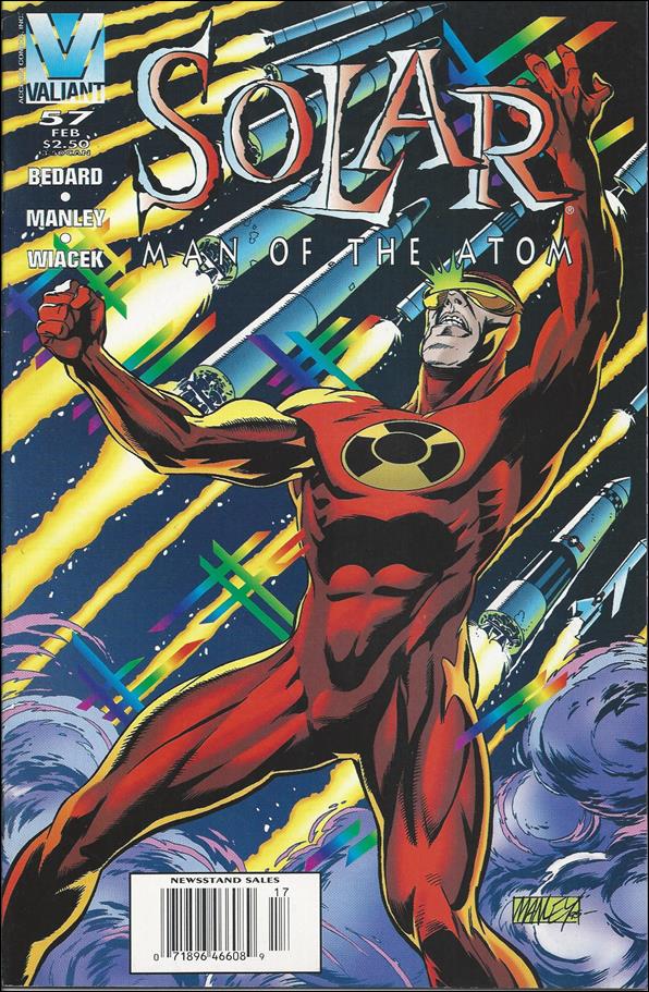 Solar, Man of the Atom (1991) issue 57-B Newsstand Edition